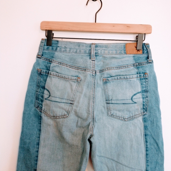 American eagle jeans two toned. Vintage hi rise size 6 - Picture 5 of 8